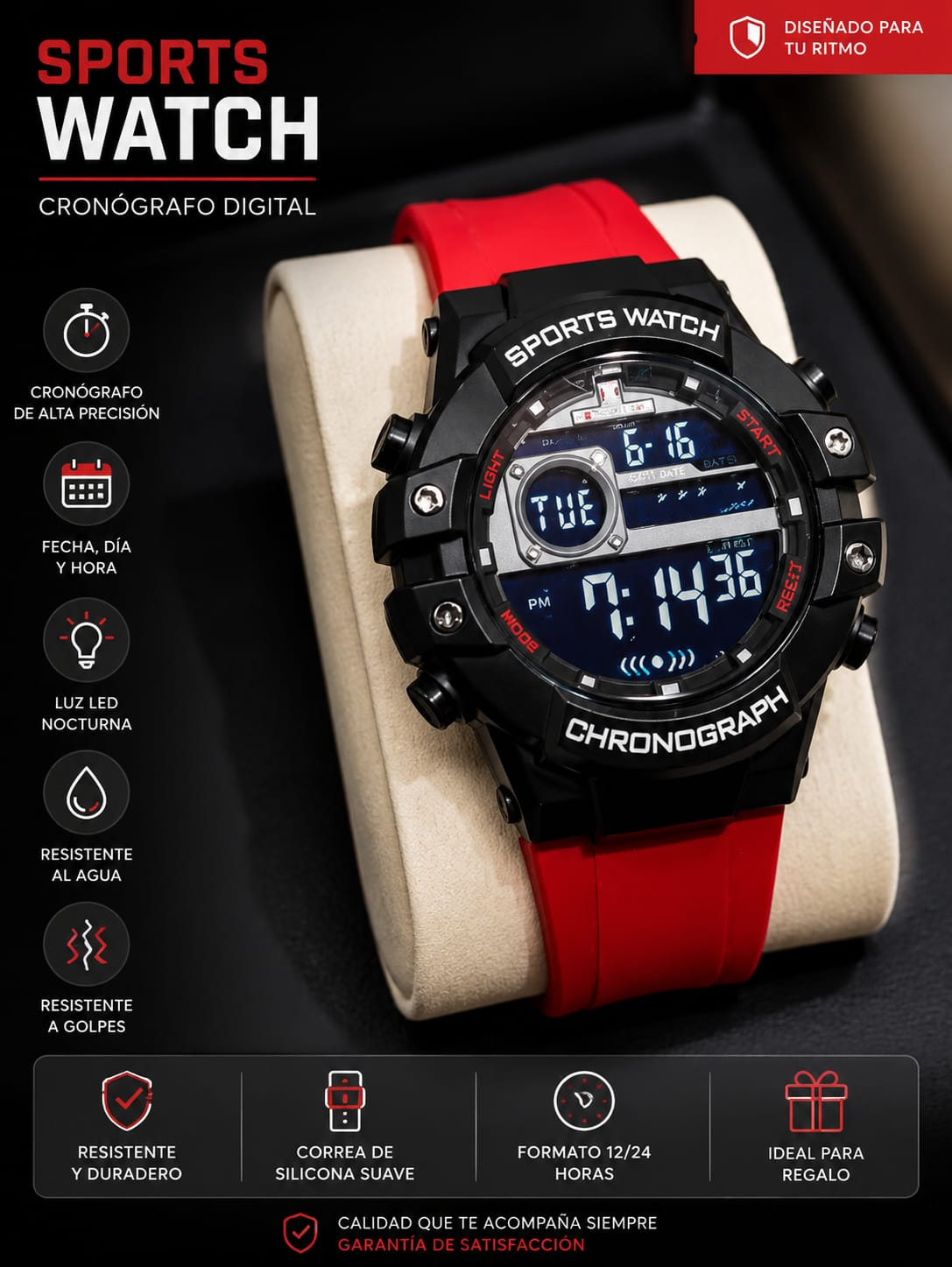 Sports Watch Chrono